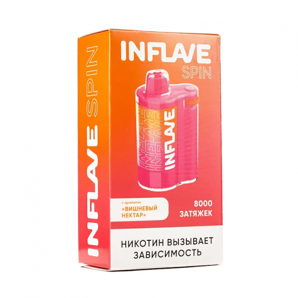 INFLAVE SPIN - Вишнёвый Нектар (8000 затяжек) купить в Иркутске