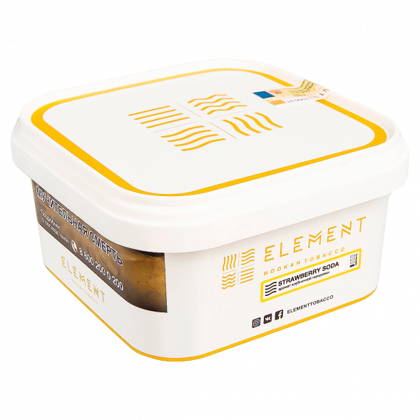 Табак Element Воздух - Strawberry Soda (Клубничная Газировка, 200 грамм) купить в Иркутске