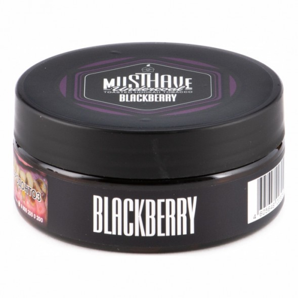 Табак Must Have - Blackberry (Ежевика, 125 грамм) купить в Иркутске