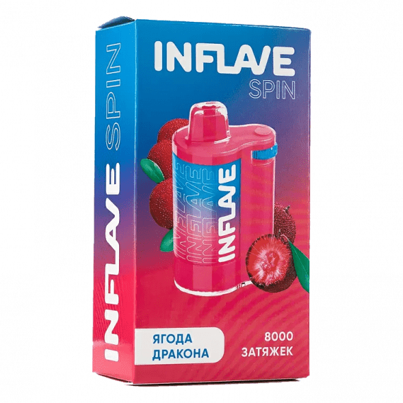 INFLAVE SPIN - Ягода Дракона (8000 затяжек) купить в Иркутске
