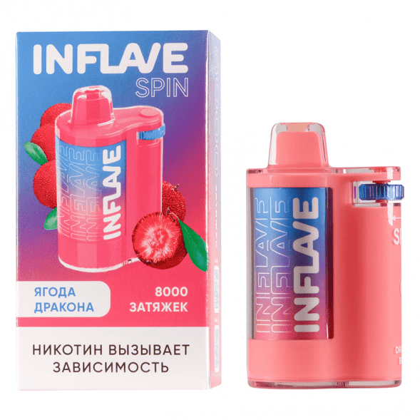 INFLAVE SPIN - Ягода Дракона (8000 затяжек) купить в Иркутске