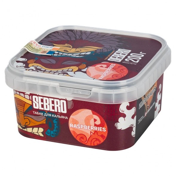 Табак Sebero - Raspberries (Малина, 200 грамм) купить в Иркутске
