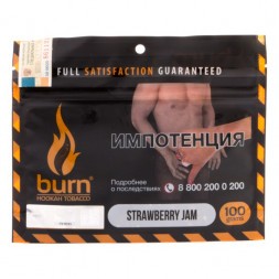 Табак Burn - Strawberry Jam (Клубничное Варенье, 100 грамм)