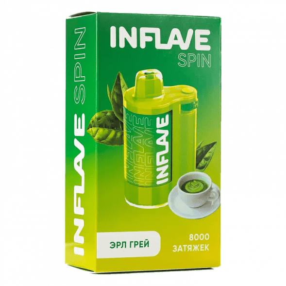 INFLAVE SPIN - Эрл Грей (8000 затяжек) купить в Иркутске