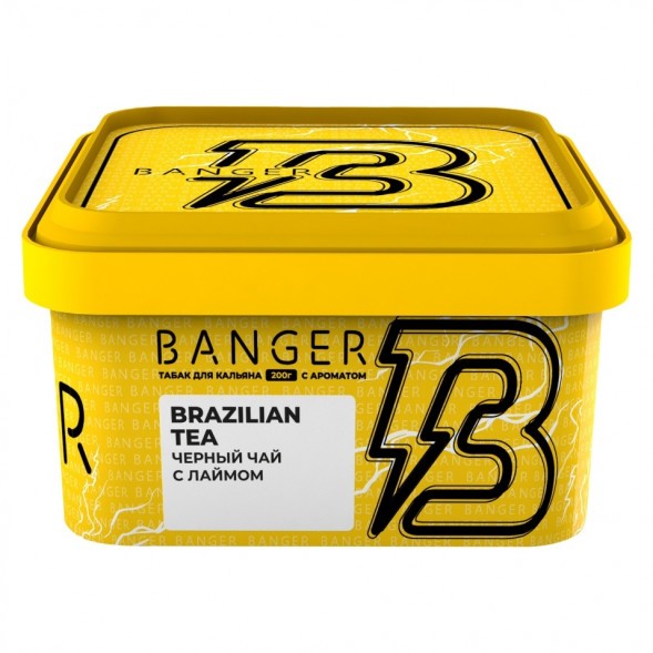 Табак Banger - Brazilian Tea (Чёрный Чай с Лаймом, 200 грамм) купить в Иркутске