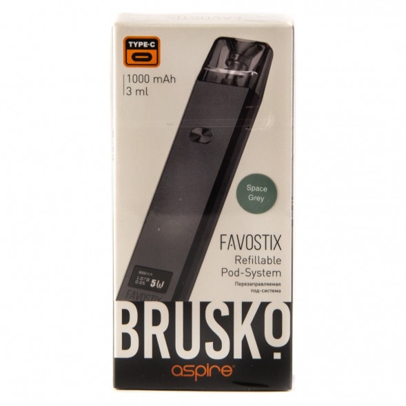 Электронная сигарета Brusko - Favostix (Серый) купить в Иркутске