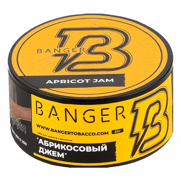 Табак Banger - Apricot Jam (Абрикосовый Джем, 25 грамм) купить в Иркутске
