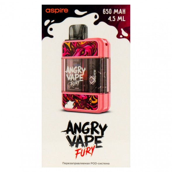 Электронная сигарета Brusko - Angry Vape Fury (650 mAh, Розовый) купить в Иркутске