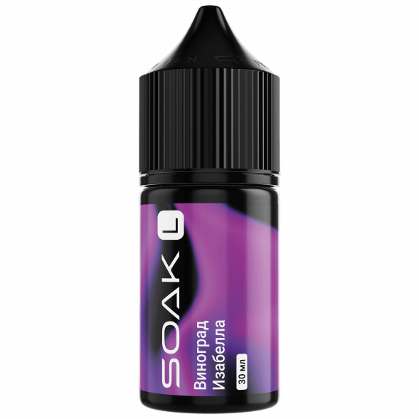 Жидкость SOAK L30 - Isabella Grapes (Виноград Изабелла, 30 мл, 2 мг) купить в Иркутске