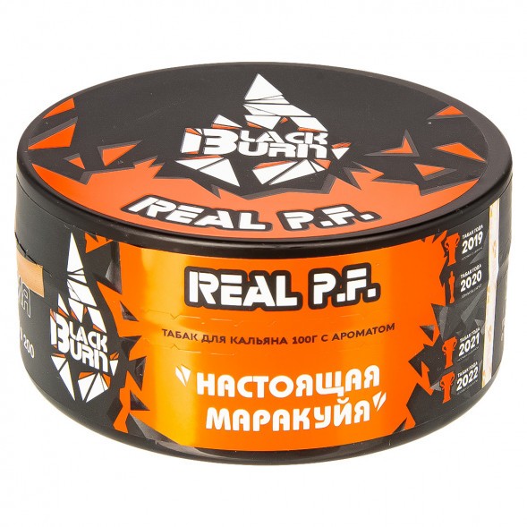 Табак BlackBurn - Real P.F. (Настоящая Маракуйя, 100 грамм) купить в Иркутске