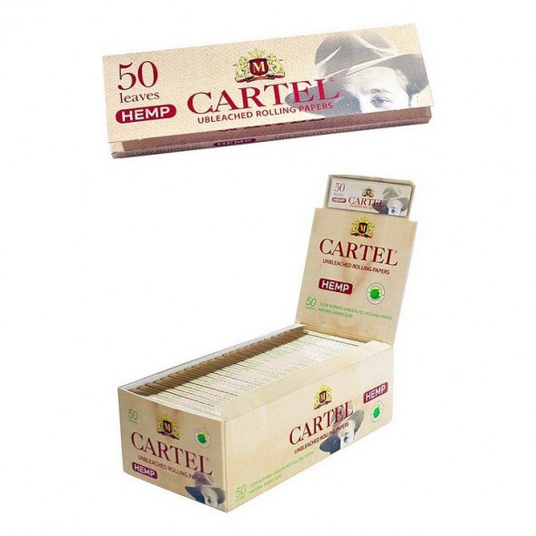Бумага для самокруток Cartel - Organic Hemp Unbleached (50 штук) купить в Иркутске