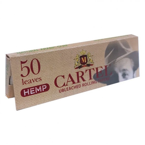 Бумага для самокруток Cartel - Organic Hemp Unbleached (50 штук) купить в Иркутске