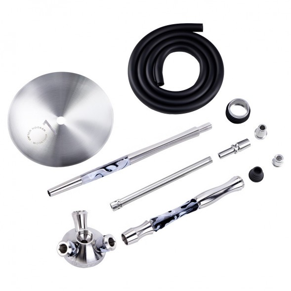 Кальян UNION - Fibonacci Акрил Чёрный II (Без Колбы) купить в Иркутске