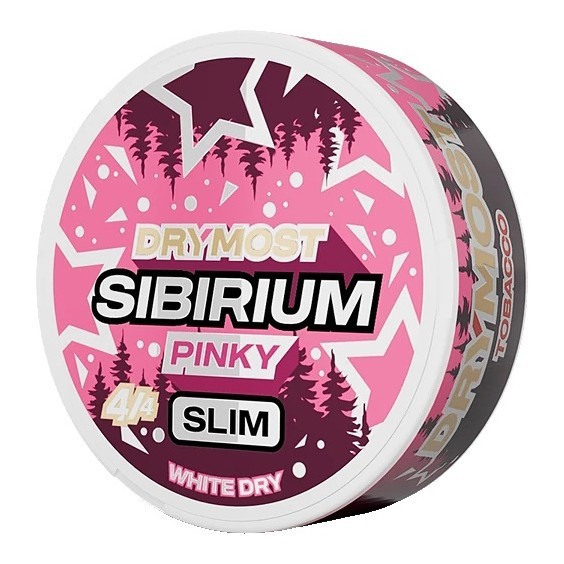 Табак жевательный DryMost - Sibirium Pinky Slim (Сибирский Малиновый Лимонад, 12 грамм) купить в Иркутске