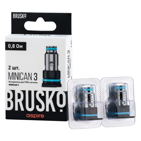 Испарители для Brusko Minican 3 (AF Mesh Coil, 0.8 Ом, 2 шт.) купить в Иркутске