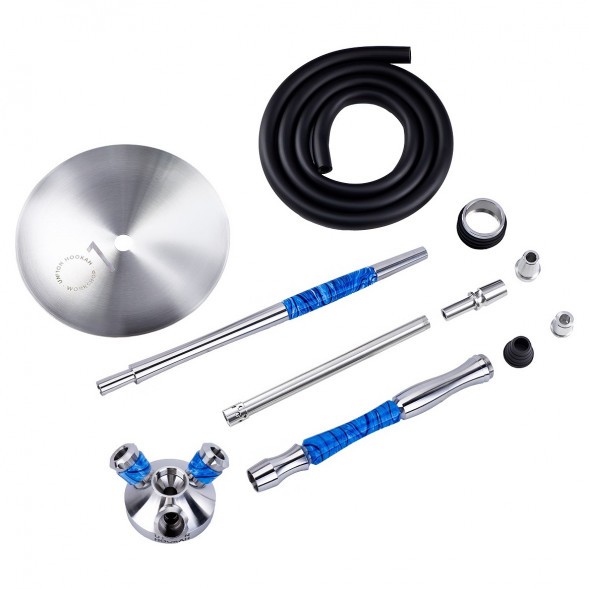 Кальян UNION - Fibonacci Акрил Голубой II (Без Колбы) купить в Иркутске