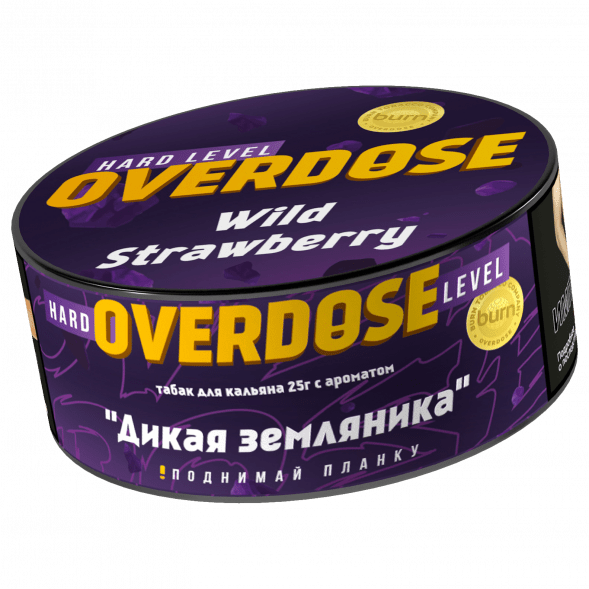 Табак Overdose - Wild Strawberry (Дикая Земляника, 25 грамм) купить в Иркутске