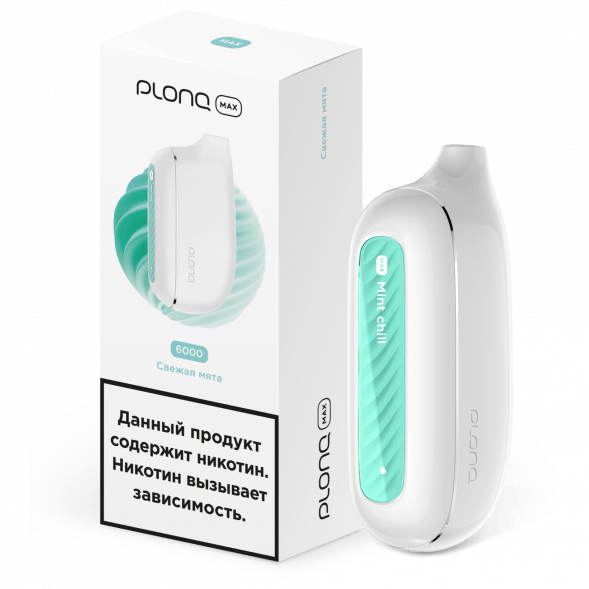 PLONQ MAX - Свежая Мята (6000 затяжек) купить в Иркутске