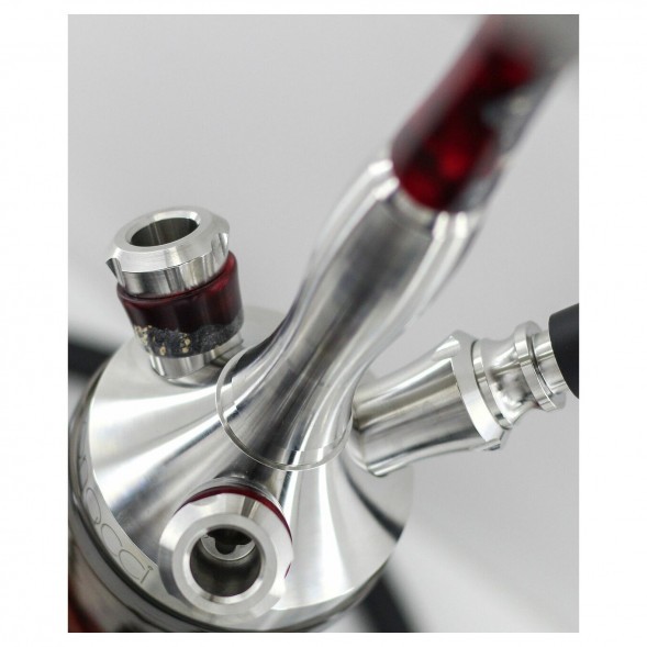 Кальян UNION - Fibonacci Гибрид (Чёрно-Красный, Без Колбы) купить в Иркутске