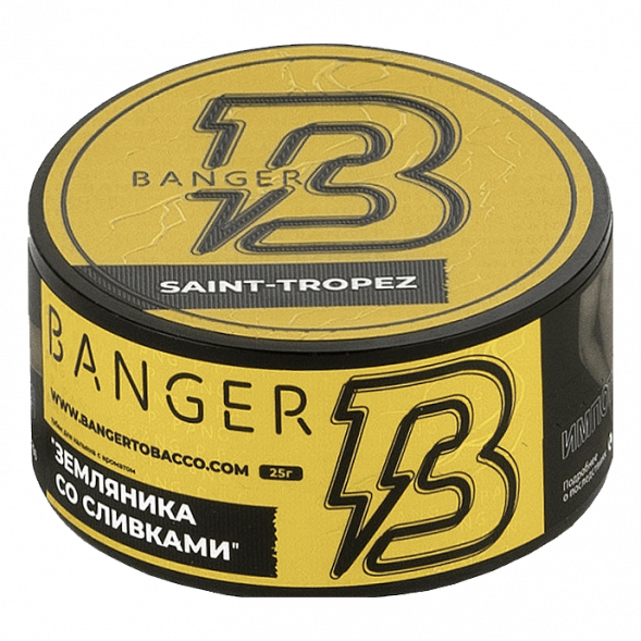 Табак Banger - Saint-Tropez (Земляника со Сливками, 25 грамм) купить в Иркутске