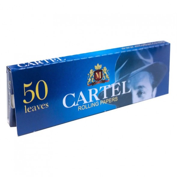Бумага для самокруток Cartel - Blue (50 штук) купить в Иркутске