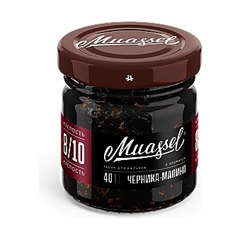 Табак Muassel Extra Strong - Черника-Малина (40 грамм) купить в Иркутске