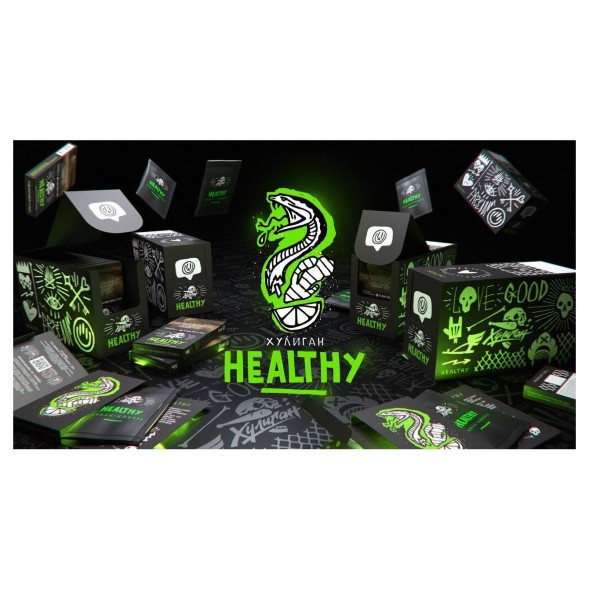 Табак Хулиган - Healthy (Имбирь и Лимон, 25 грамм) купить в Иркутске