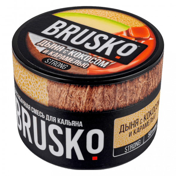 Смесь Brusko Strong - Дыня с Кокосом и Карамелью (50 грамм) купить в Иркутске