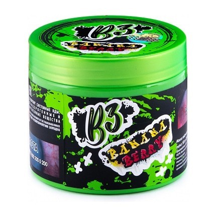 Табак B3 - Banana Berry (Банан и Ягоды, 250 грамм) купить в Иркутске