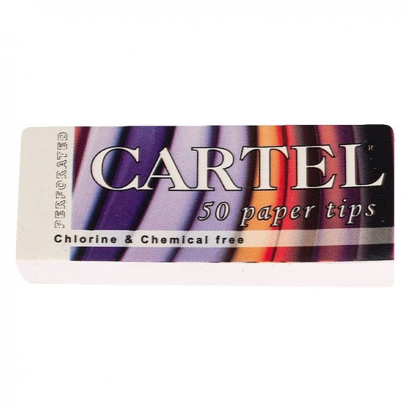 Бумага для самокруток Cartel - 130мм +Tips Unbleached (32 штук) купить в Иркутске