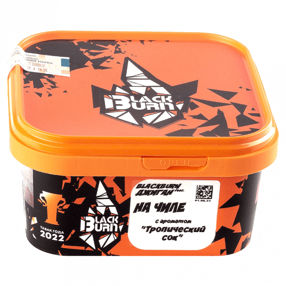 Табак BlackBurn - На Чиле (Тропический Сок, 200 грамм) купить в Иркутске