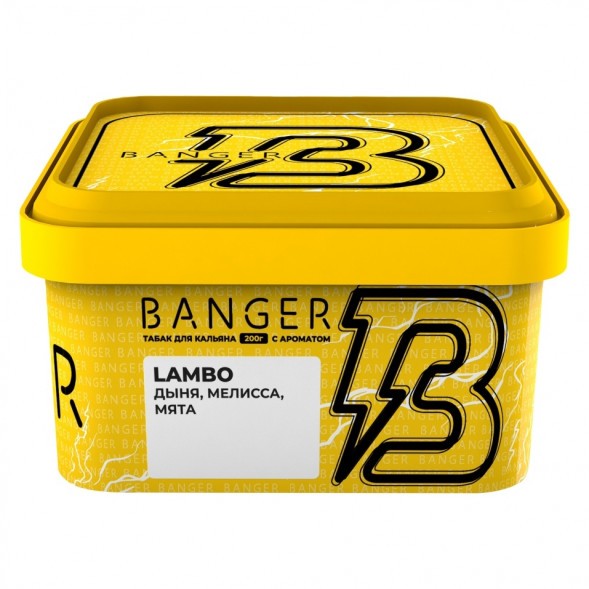 Табак Banger - Lambo (Дыня, Мелисса, Мята, 200 грамм) купить в Иркутске