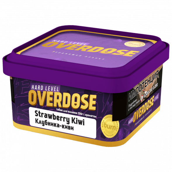 Табак Overdose - Strawberry Kiwi (Клубника и Киви, 200 грамм) купить в Иркутске