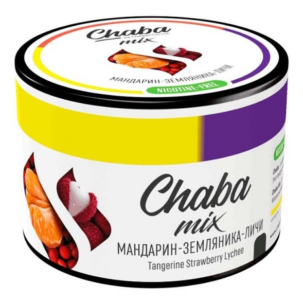 Смесь Chaba Mix - Tangerine Strawberry Lychee (Мандарин, Земляника, Личи, 40 грамм) купить в Иркутске