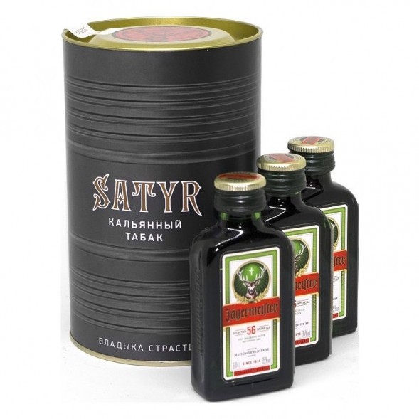 Табак Satyr Platinum - Jagermeister Limited Edition (Егермейстер Лимитед, 100 грамм) купить в Иркутске