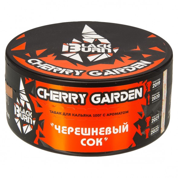 Табак BlackBurn - Cherry Garden (Черешневый Сок, 100 грамм) купить в Иркутске