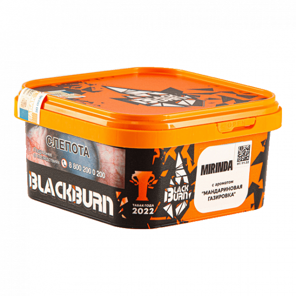 Табак BlackBurn - Mirinda (Мандариновая Газировка, 200 грамм) купить в Иркутске