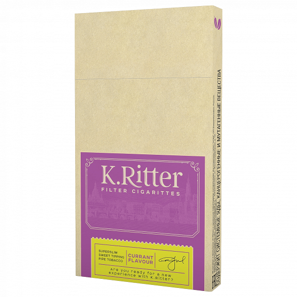 Сигариты K.Ritter - Currant SuperSlim (Смородина​​, 20 штук) купить в Иркутске