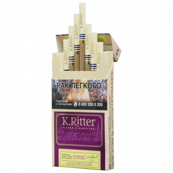 Сигариты K.Ritter - Currant SuperSlim (Смородина​​, 20 штук) купить в Иркутске