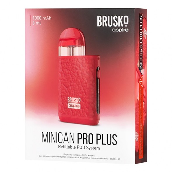 Электронная сигарета Brusko - Minican PRO Plus (Красный) купить в Иркутске