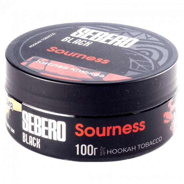 Табак Sebero Black - Sourness (Кислая Клюква, 100 грамм) купить в Иркутске
