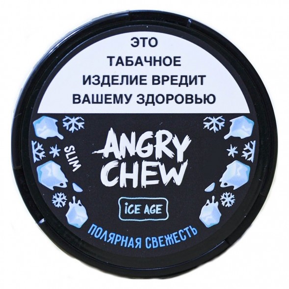 Табак жевательный Angry Chew Slim Medium - Полярная Свежесть (12 грамм) купить в Иркутске