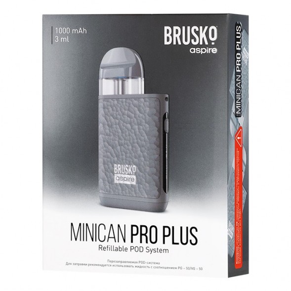 Электронная сигарета Brusko - Minican PRO Plus (Серый) купить в Иркутске