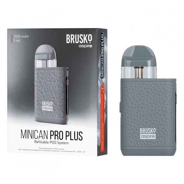 Электронная сигарета Brusko - Minican PRO Plus (Серый) купить в Иркутске