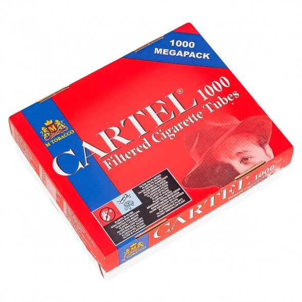 Гильзы сигаретные Cartel - 84x15 мм (1000 штук) купить в Иркутске