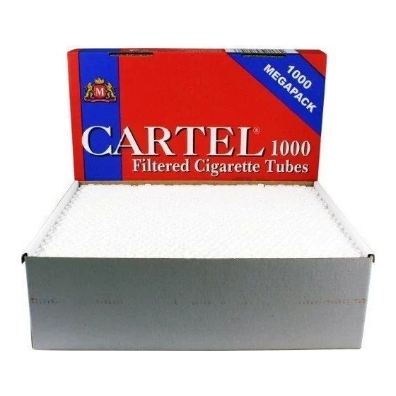 Гильзы сигаретные Cartel - 84x15 мм (1000 штук) купить в Иркутске