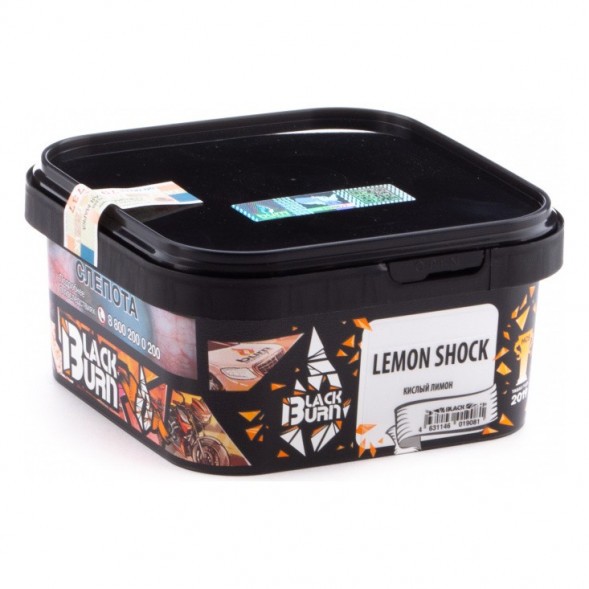 Табак BlackBurn - Lemon Shock (Кислый Лимон, 200 грамм) купить в Иркутске