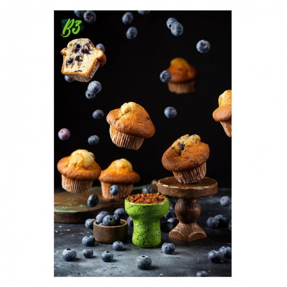 Табак B3 - Blueberry Muffin (Черничный Маффин, 250 грамм) купить в Иркутске