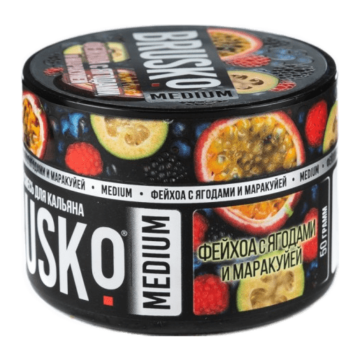 Смесь Brusko Medium - Фейхоа с Ягодами и Маракуйей (50 грамм) купить в Иркутске