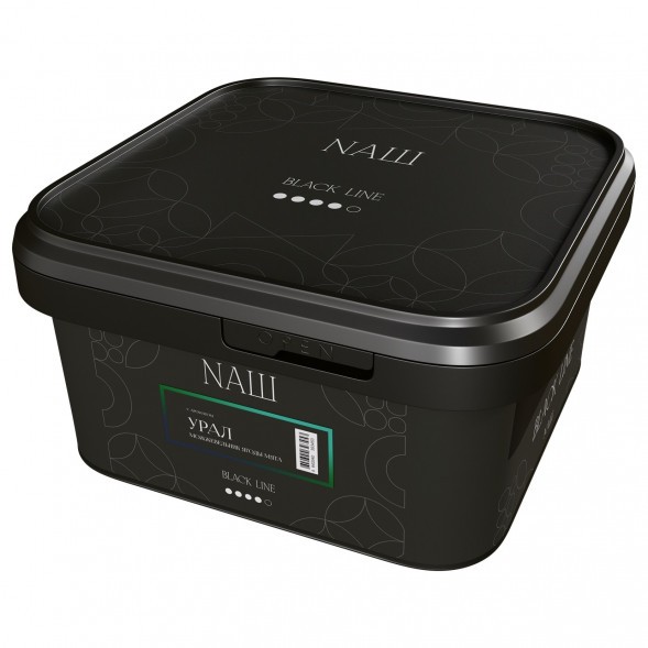 Табак NАШ BLACK - Урал (Можжевельник, Ягоды, Мята, 200 грамм) купить в Иркутске